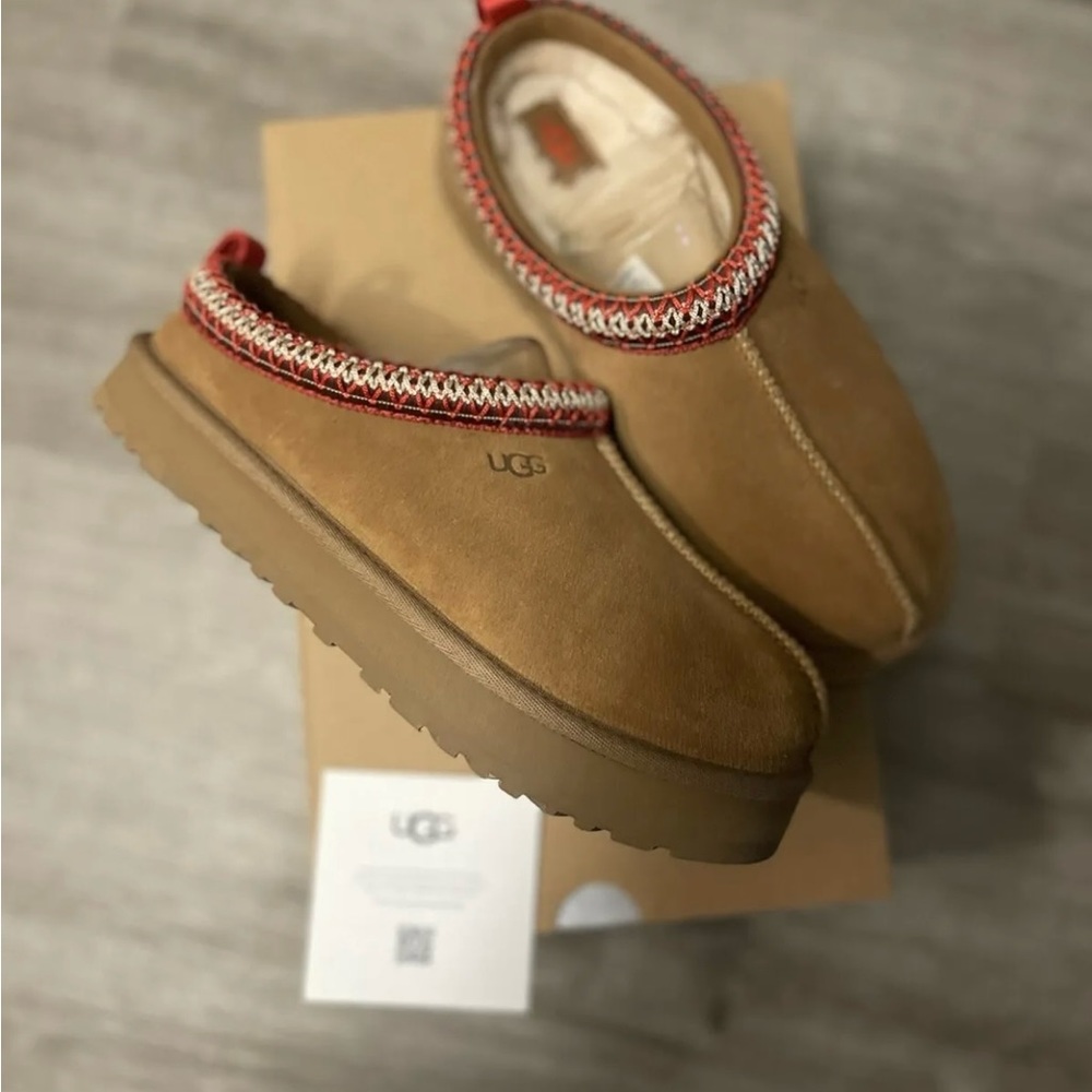 Ugg Tazz Tasman Slippers Chestnut Brown Kids 6~Women’s 8